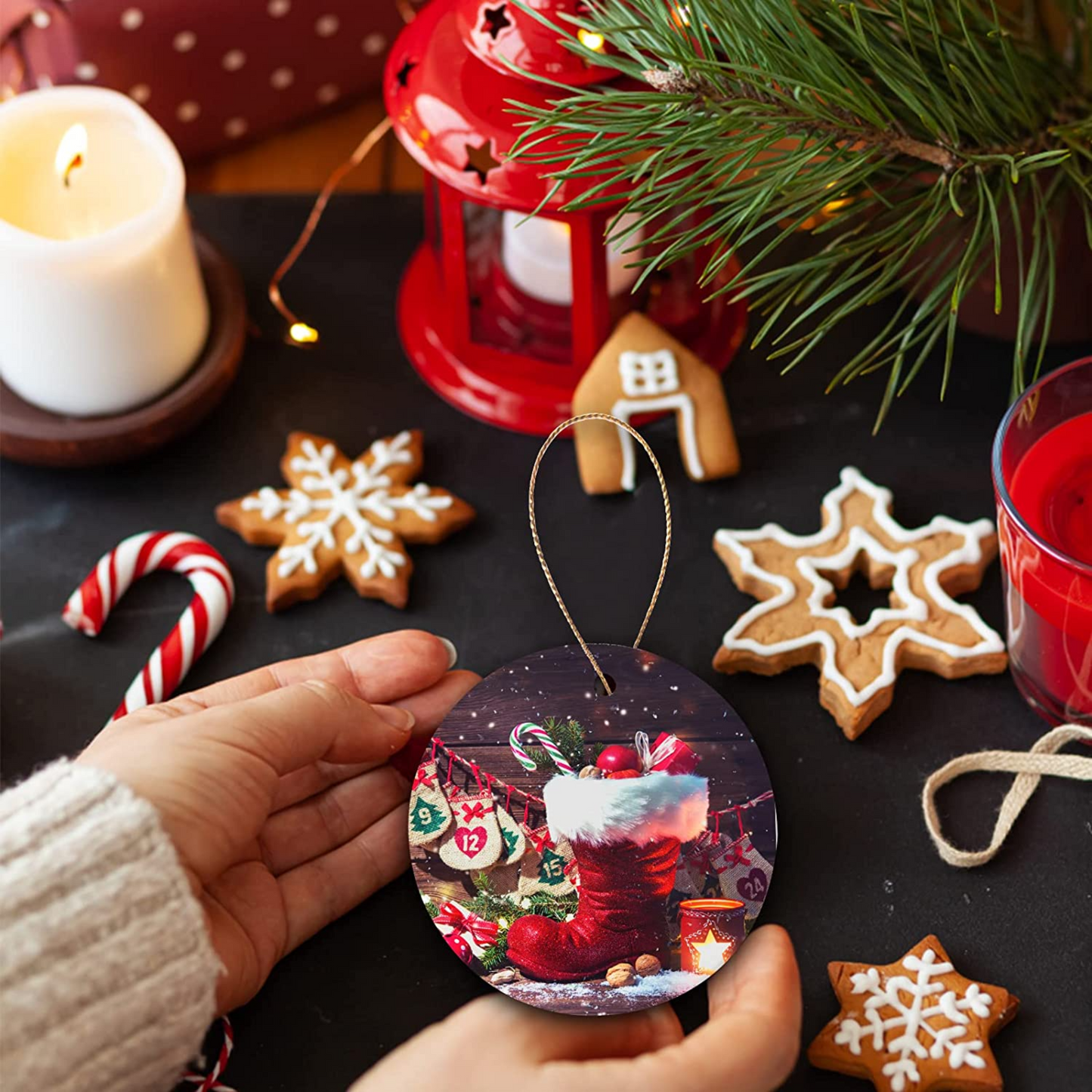 Sublimation Circle Ornaments