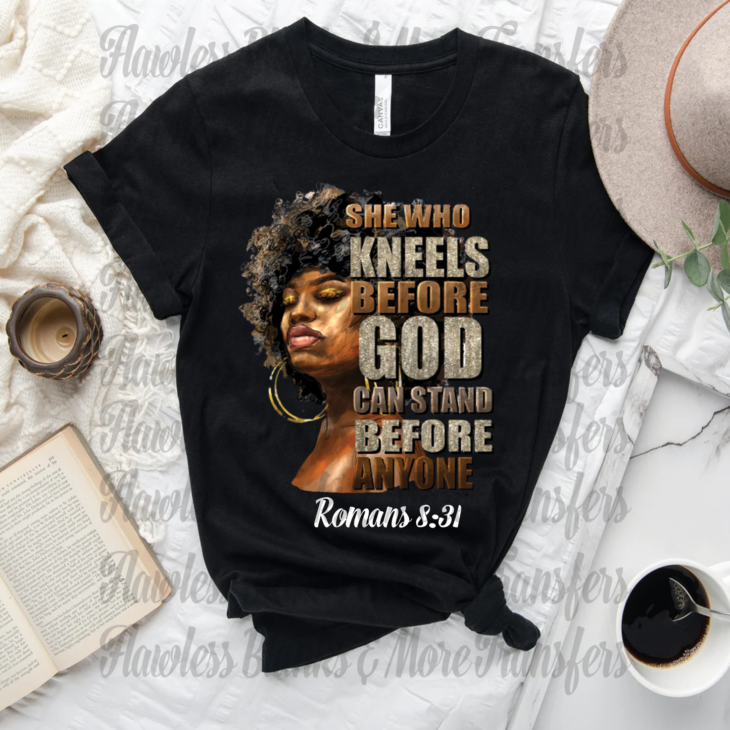 She Who Who Kneels Before God DTF Transfer